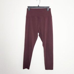 Aerie Offline High Rise Maroon Leggings